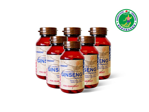 620-100 Dr Jonseng 100%  American Ginseng Capsules - 50g (100 Count)