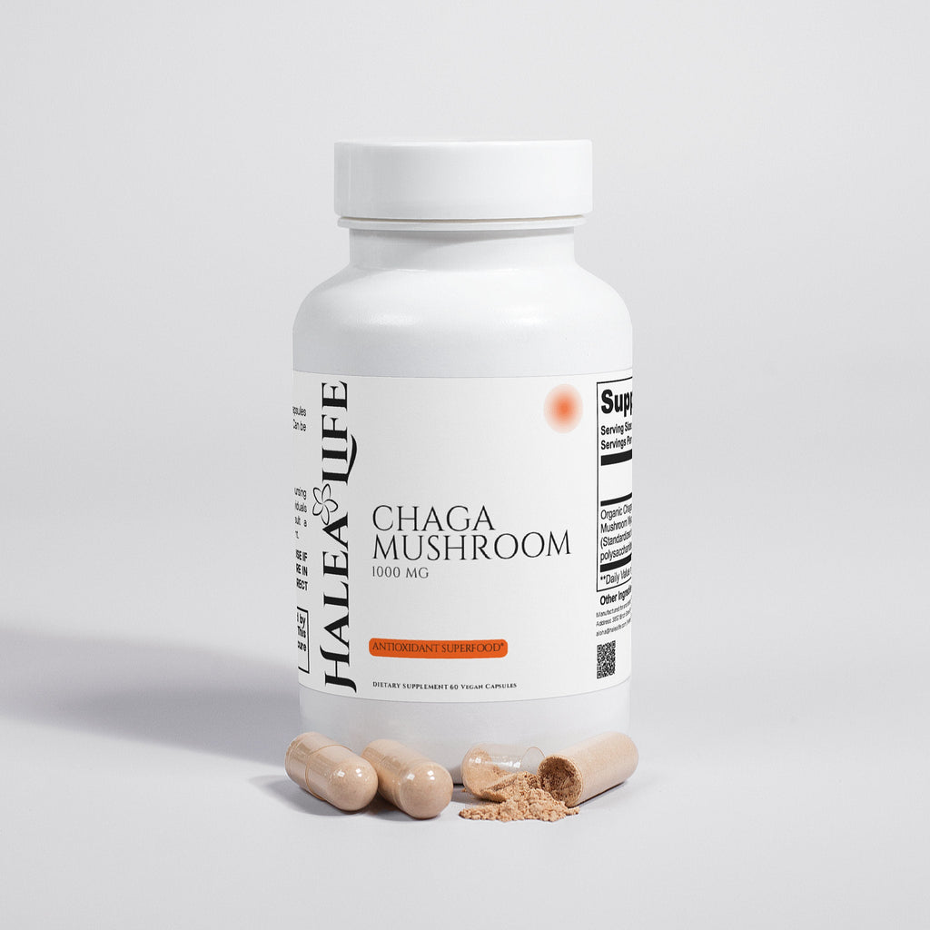 Organic Chaga Mushroom Capsules 1000mg