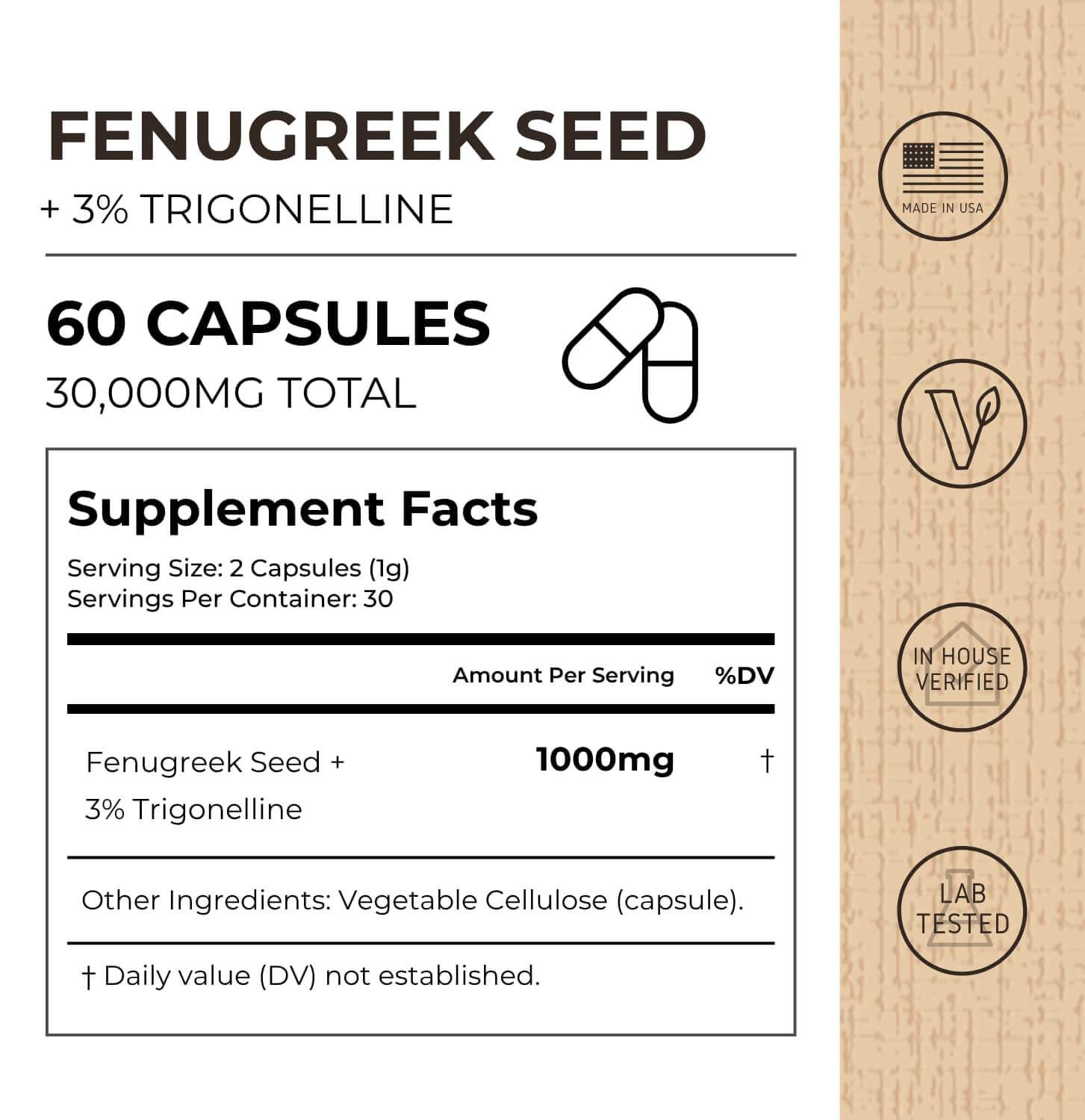 Fenugreek Seed Capsules