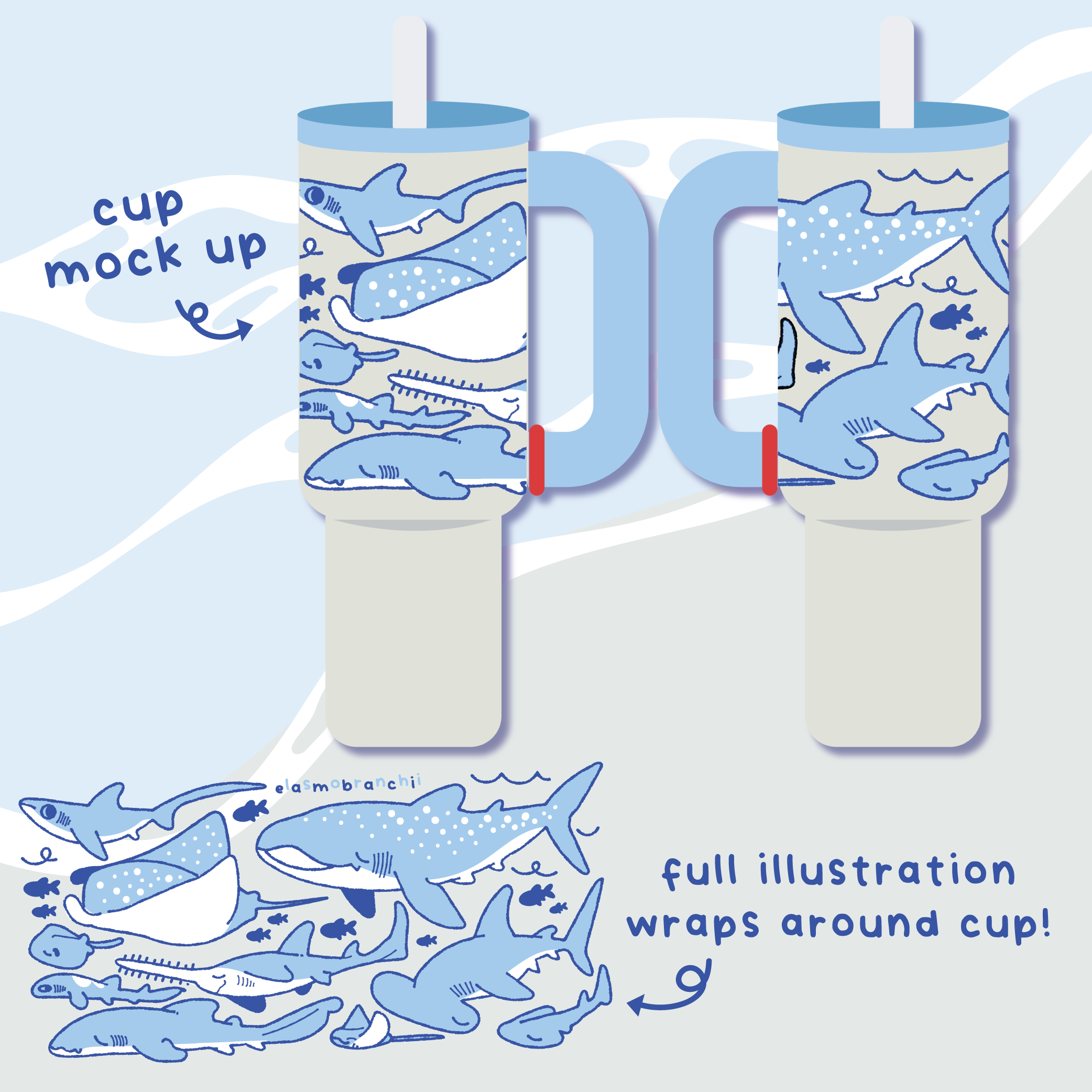 Elasmobranch Water Bottle